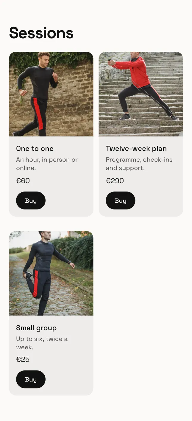 Your offers on an example page