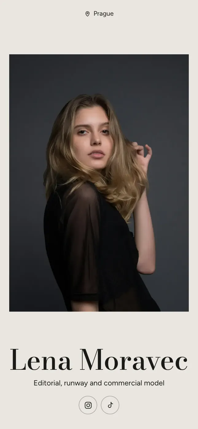 The Editorial look, on a phone