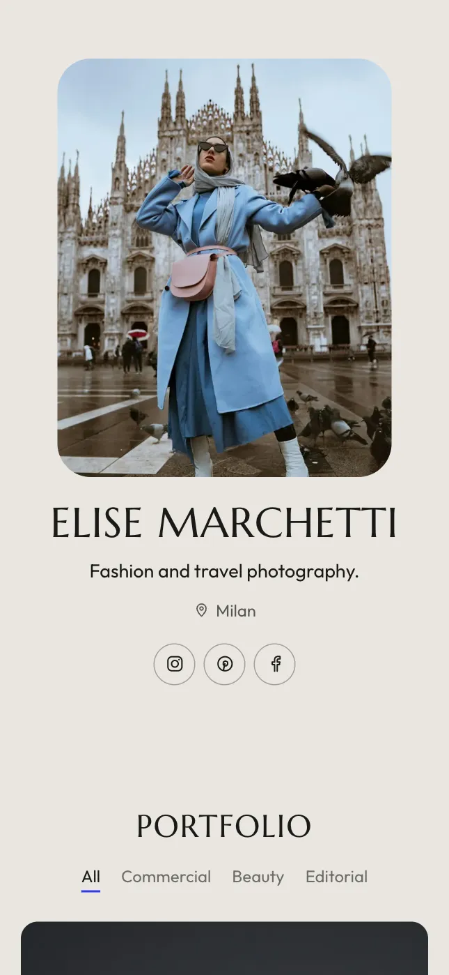 The Print look, on a phone