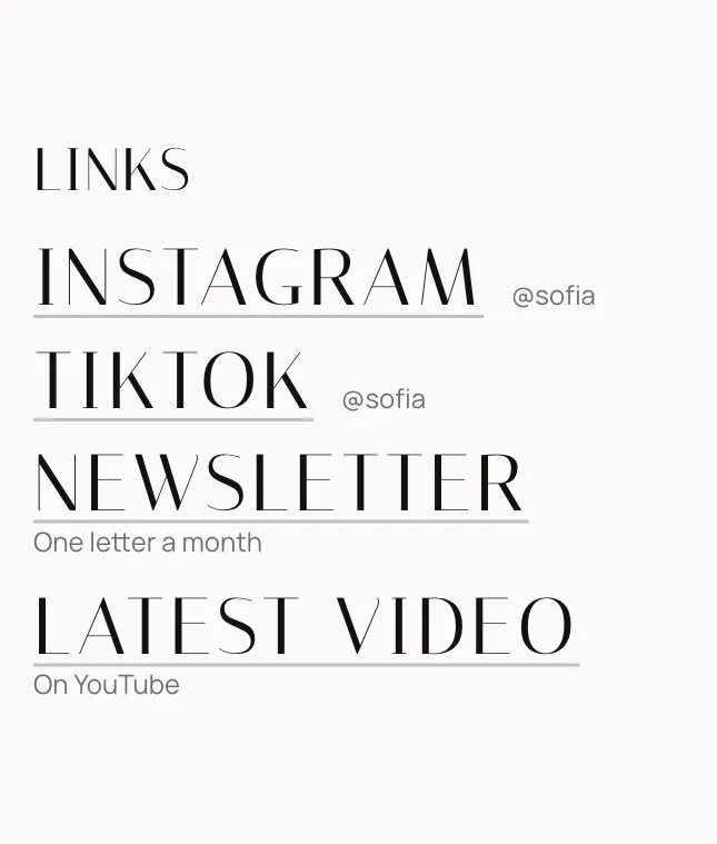 Links on an example page