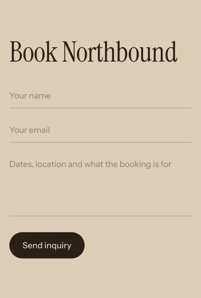 Plan a trip on an example page