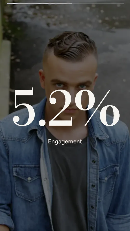 A moment from the Tally reel, made from an influencer’s page